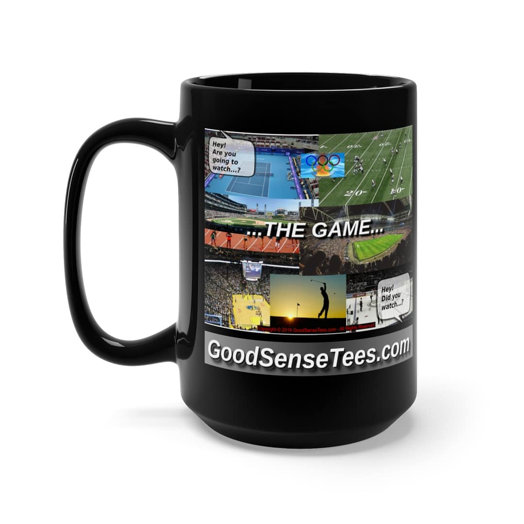 ...THE GAME... - 15oz Black Mug