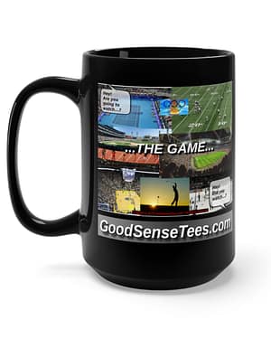 ...THE GAME... - 15oz Black Mug