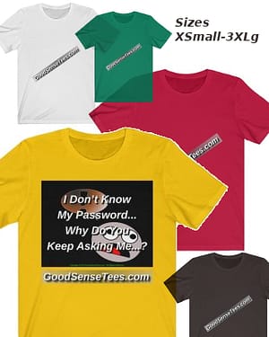 T-shirts (Sizes XS - 3XL)